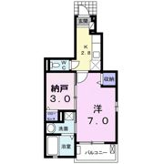 メゾン ソレイユⅢの間取り画像