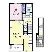 ロータスⅡの間取り画像
