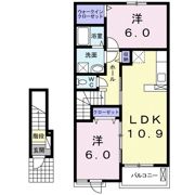 フィオーレ 月の間取り画像
