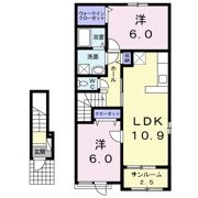 ベルステップⅠの間取り画像