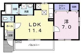 サンリットⅢの間取り画像