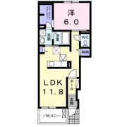 スヴェニール ポルトⅠの間取り画像