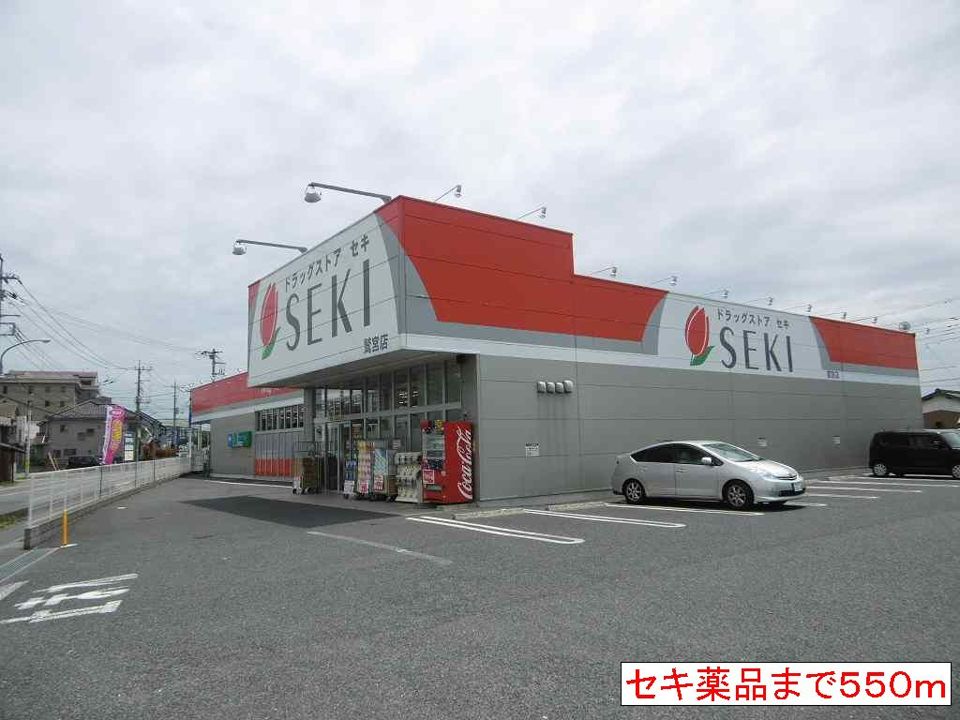 近くのセキ薬品まで550m（徒歩7分）