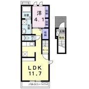 グランディール本町Aの間取り画像