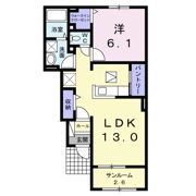 サナーリュⅠの間取り画像