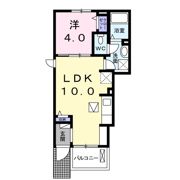 ミッドタウン Aの間取り画像