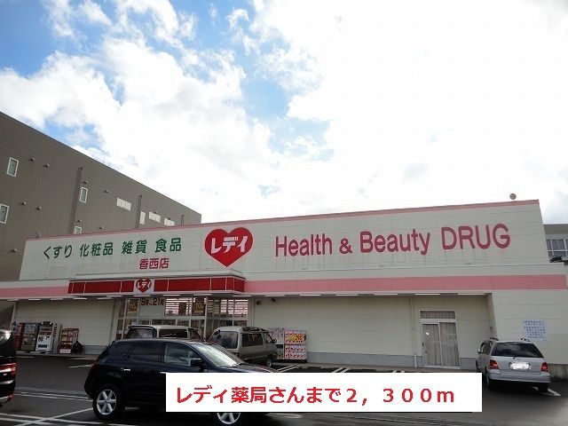 近くのレディ薬局さんまで2,300m（徒歩29分）