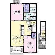 クラール Ⅴの間取り画像