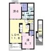 クラール Ⅴの間取り画像