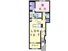 ベルエキップⅡの間取り画像