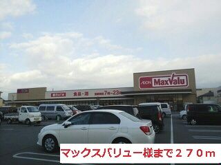 近くのマックスバリュー様まで270m（徒歩4分）