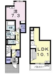 シャルム ソレイユの間取り画像
