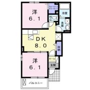 サンリットハウス米広Aの間取り画像
