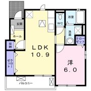 ゼファー桜ヶ丘の間取り画像