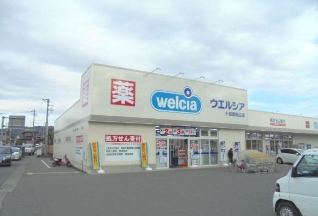 近くのウエルシア栢山店まで800m（徒歩10分）