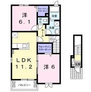 アンジェロフェリーチェ Aの間取り画像