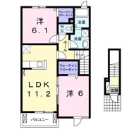 アンジェロフェリーチェ Aの間取り画像