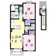 ブラン ミュール 筑前Ⅱ番館の間取り画像