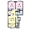 リリアーナBの間取り画像