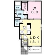 アミティーK3の間取り画像