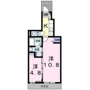 ジュネビーブ Ⅱの間取り画像