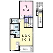 ジュネビーブ Ⅱの間取り画像