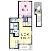 ジュネビーブ Ⅱの間取り画像