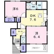 フルト モーアAの間取り画像