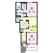 グランディールの間取り画像