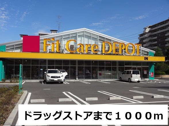 近くのドラッグストアまで1,000m(徒歩13分)