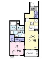 ソレイユ塩池の間取り画像