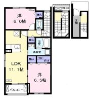 ソレイユ塩池の間取り画像