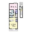 オリエンタルコートCの間取り画像