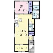 シャルマン Cの間取り画像