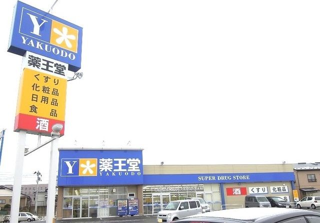 近くの薬王堂五戸店まで700m（徒歩9分）