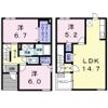 ヴィーナス Aの間取り画像