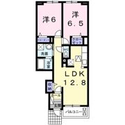 カーサ ブリオ 大内問田 Ⅰの間取り画像
