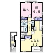 カーサ ブリオ 大内問田 Ⅱの間取り画像