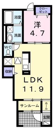 ラフレシールⅡの間取り画像