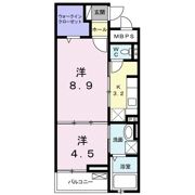 グリシーヌの間取り画像