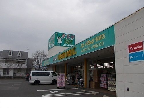 近くのハシドラッグ保原店まで450m（徒歩6分）