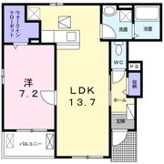 フィオーレ くみのきの間取り画像