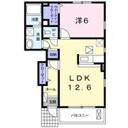 フィオーレ くみのきの間取り画像
