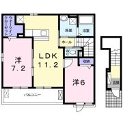 フィオーレ くみのきの間取り画像