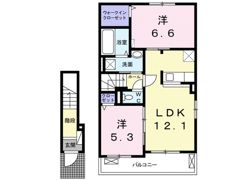 ソレアード Ⅰの間取り画像