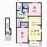 シャーロット Aの間取り画像