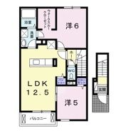 ピースフル Bの間取り画像