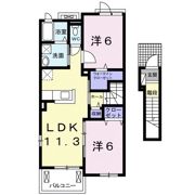グランディール白石Bの間取り画像