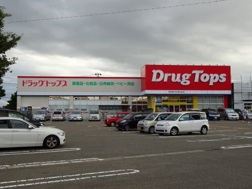 近くのドラッグトップス河渡店まで650m(徒歩9分)
