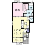 プラシードAの間取り画像